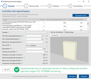 Schrack Design - Tekensoftware voor elektrische verdeelborden - Warmteberekening uitvoeren